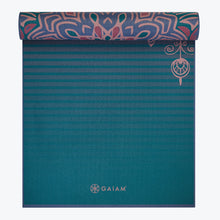 Load image into Gallery viewer, Premium Reversible Jade Salutation Yoga Mat (6mm)