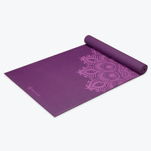 Load image into Gallery viewer, Premium Purple Mandala Yoga Mat (6mm)