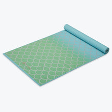 Load image into Gallery viewer, Kids Metallic Mermaid Yoga Mat (3mm)
